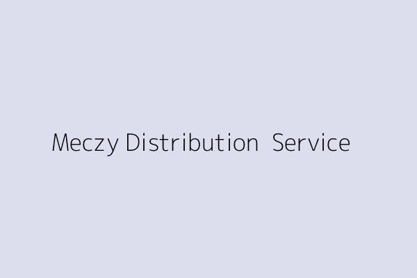 Meczy Distribution  Service